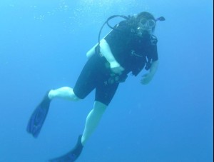 action shot! - taken by dive photog.