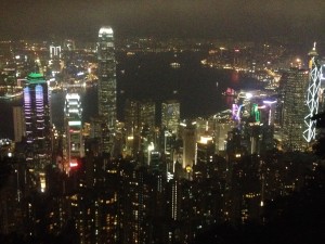 View of Hong Kong from Victoria Peak HK